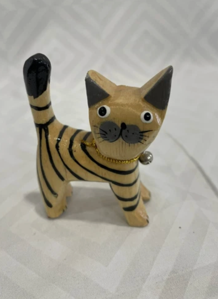 Small Hand Carved Hand Painted Wood